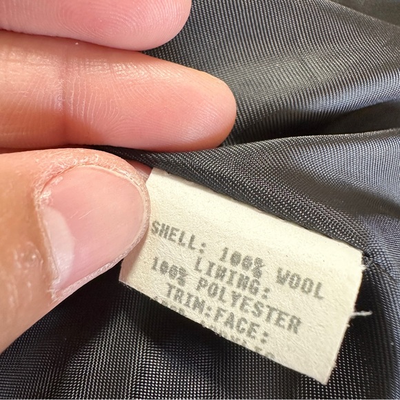 SOLD | Braetan Women’s Vintage Wool Long Coat Hooded Faux Fur Penny Lane Mob - Picture 10 of 15